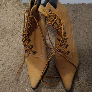 N.Y.L.A tan booties